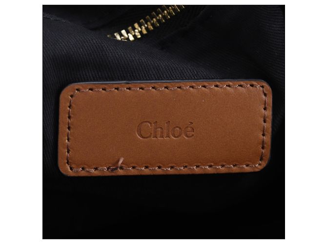 Borsa Tote Mother di Chloé Nero - vista 14