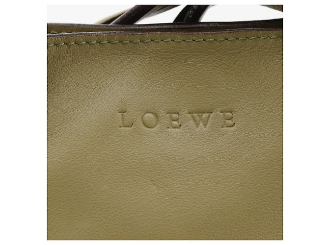 Borsa a Spalla Loewe Anagram Verde oliva - vista 17
