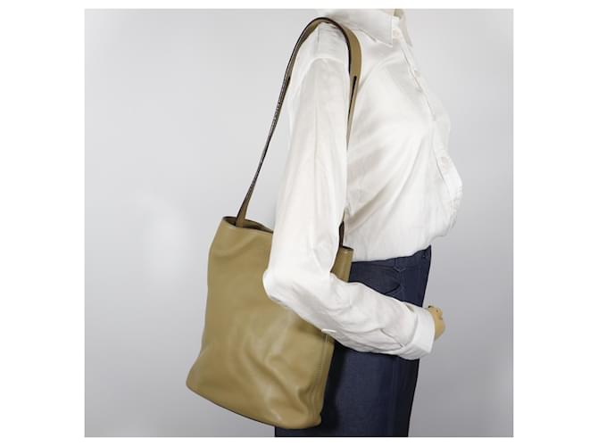 Borsa a Spalla Loewe Anagram Verde oliva - vista 18