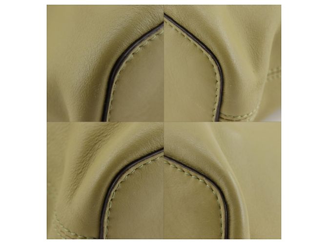 Borsa a Spalla Loewe Anagram Verde oliva - vista 4