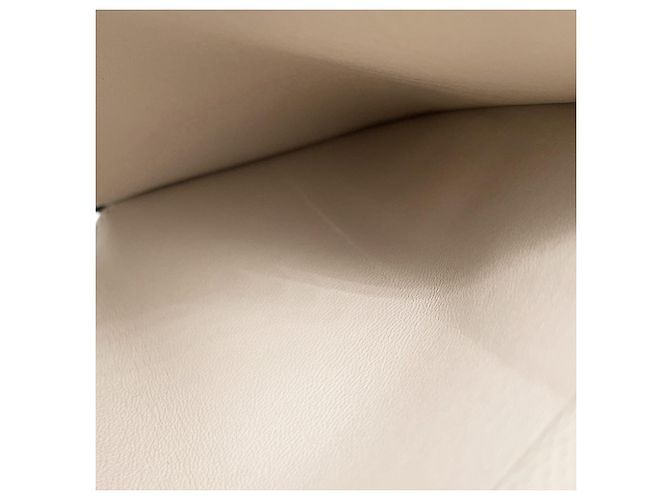 Hermès Portafoglio bi-fold Hermes in pelle Epsom Craie - vista 8