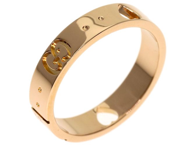 Anello Gucci Icon Amor #9 in oro rosa 18K - vista 2