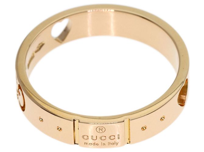 Anello Gucci Icon Amor #9 in oro rosa 18K - vista 4