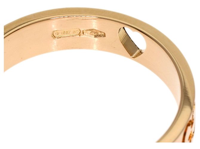 Anello Gucci Icon Amor #9 in oro rosa 18K - vista 5