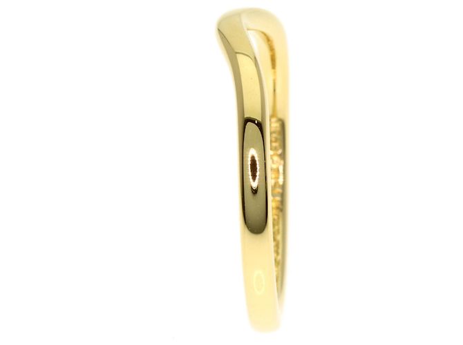 Anello a fascia curva in oro giallo 18K di Tiffany & Co. - vista 3