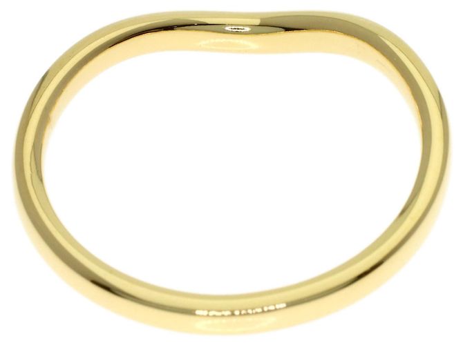 Anello a fascia curva in oro giallo 18K di Tiffany & Co. - vista 4