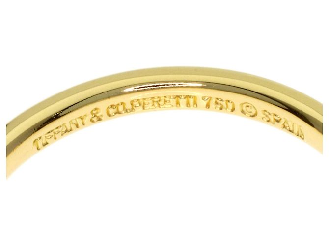 Anello a fascia curva in oro giallo 18K di Tiffany & Co. - vista 5