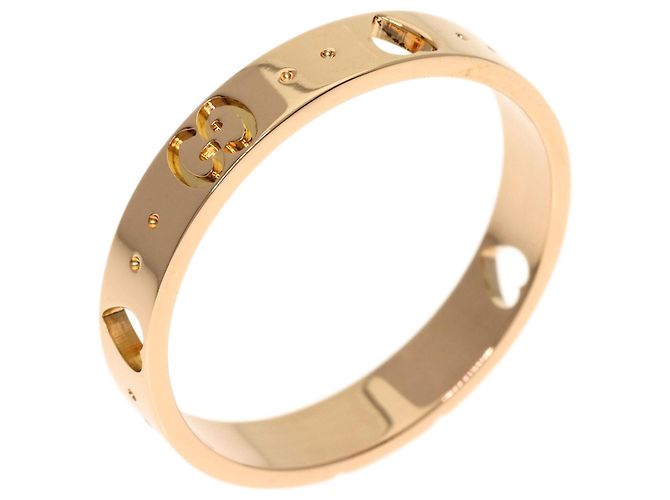 Anello Gucci Icon Amor #21 in oro rosa 18K - vista 2