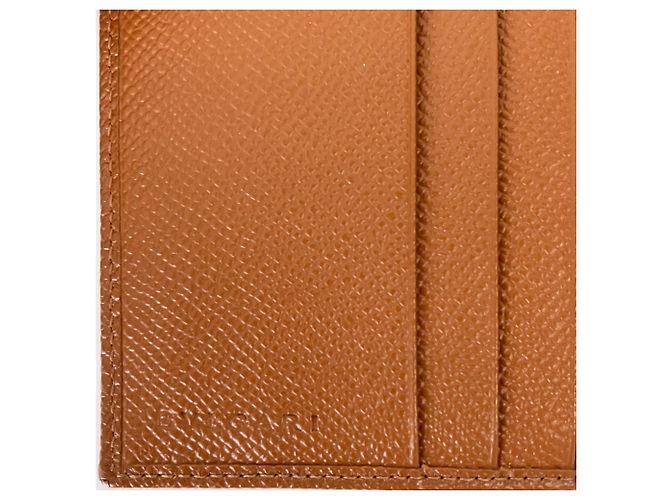 Bulgari Bvlgari Classico Double Hook Leder-Bifold-Geldbörse Braun - Ansicht 9