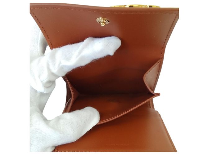 Céline Portafoglio Small Triomphe Celine Nero Bianco - vista 10