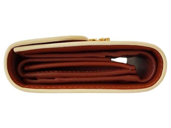 Céline Portafoglio Small Triomphe Celine Nero Bianco - vista 3