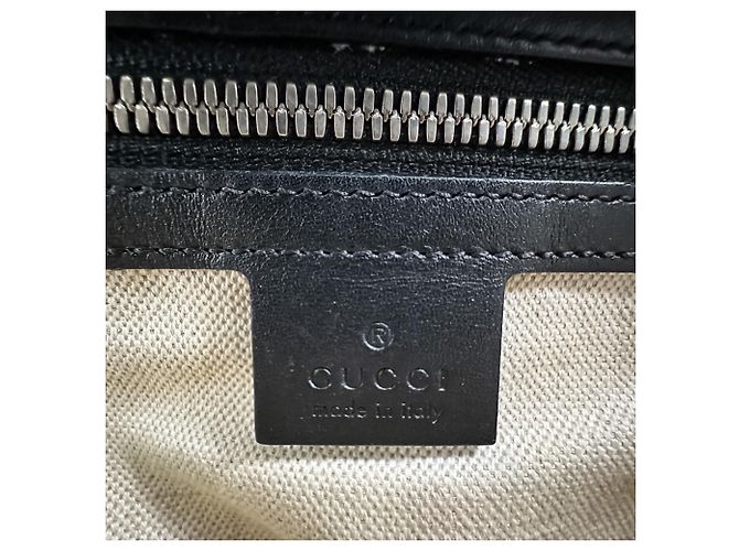 Borsa a tracolla GG Embossed Soft Trunk GUCCI Nero - vista 12