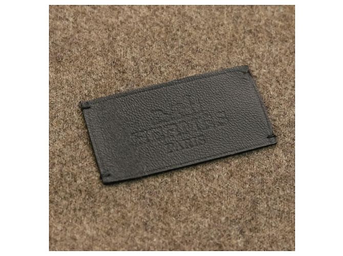 Hermès Hermes Cavalcadour Esquisse Cashmere Fransenstola Braun - Ansicht 12