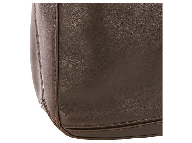 Piccola borsa Puzzle Featherlight Loewe Marrone scuro - vista 13