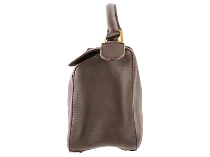Piccola borsa Puzzle Featherlight Loewe Marrone scuro - vista 3