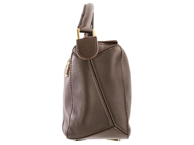 Piccola borsa Puzzle Featherlight Loewe Marrone scuro - vista 4