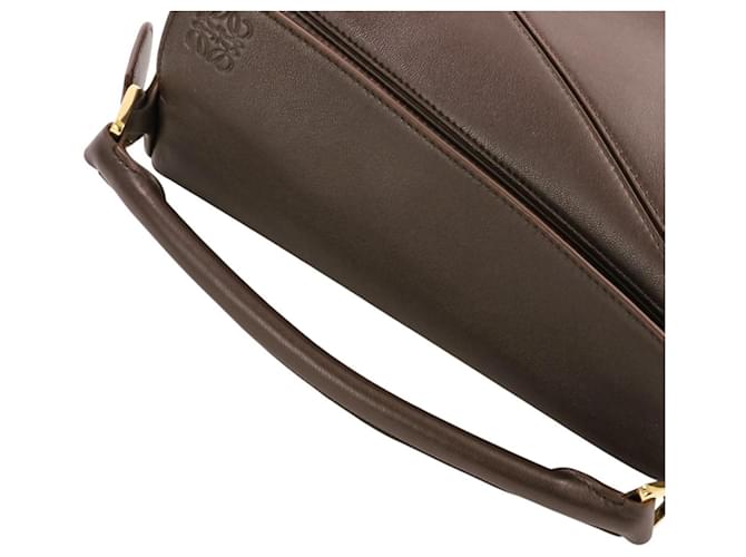 Piccola borsa Puzzle Featherlight Loewe Marrone scuro - vista 7