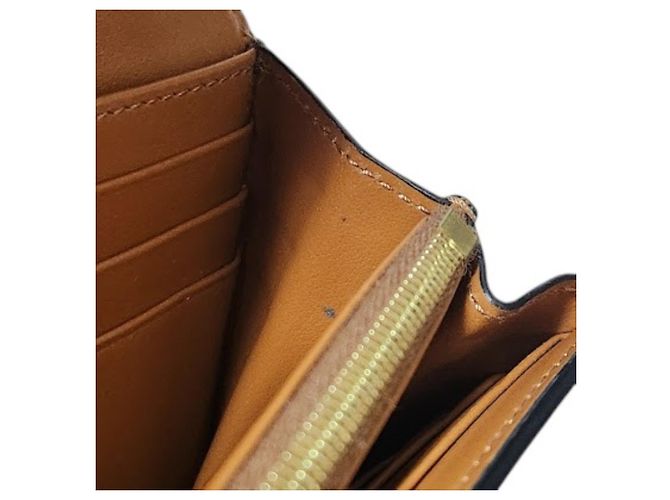 Céline Celine Triomphe Hardware Long Wallet Brown - view 14