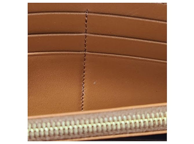 Céline Celine Triomphe Hardware Long Wallet Brown - view 15