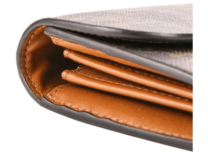 Céline Celine Triomphe Hardware Long Wallet Brown - view 5