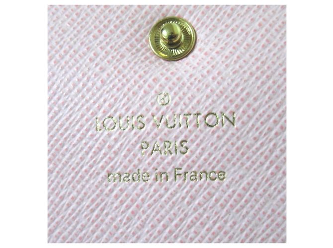 Portafoglio Long Emilie Damier Azur Louis Vuitton Rosa Crudo Blu navy - vista 10