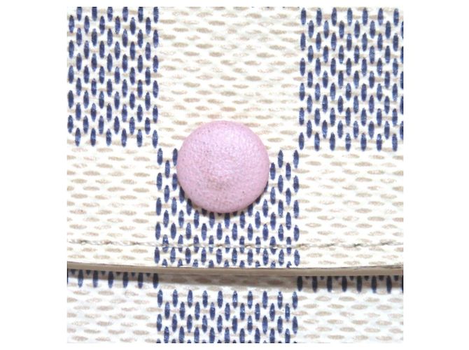 Portafoglio Long Emilie Damier Azur Louis Vuitton Rosa Crudo Blu navy - vista 6