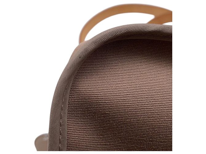 Hermès Bolso Tote Cabas PM Hermes Amarillo Gris pardo - vista 8