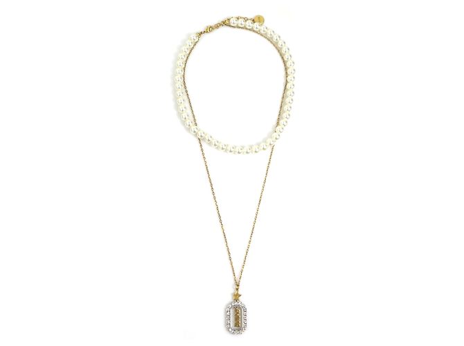 Collana da donna Christian Dior Bianco D'oro - vista 3