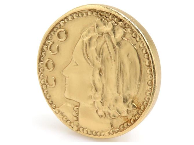 Orecchini a clip Chanel Mademoiselle Gold D'oro - vista 10