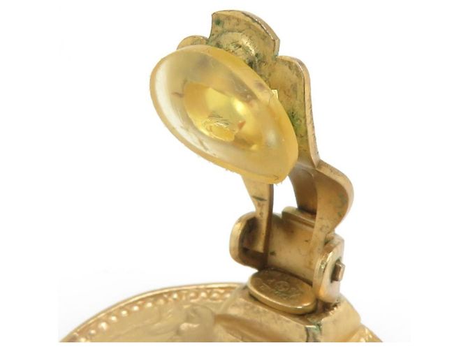 Orecchini a clip Chanel Mademoiselle Gold D'oro - vista 12
