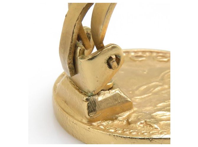 Orecchini a clip Chanel Mademoiselle Gold D'oro - vista 13