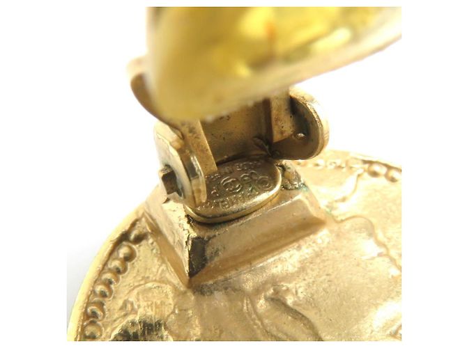 Orecchini a clip Chanel Mademoiselle Gold D'oro - vista 14