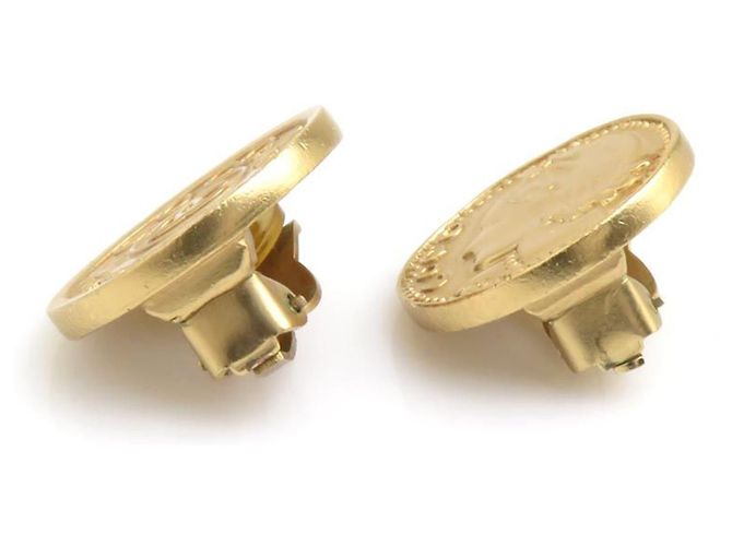 Orecchini a clip Chanel Mademoiselle Gold D'oro - vista 6