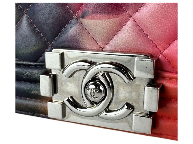 Borsa Chanel Boy a Spalla Multicolore - vista 11