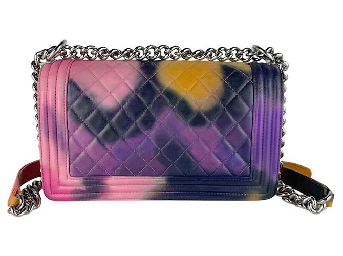 Borsa Chanel Boy a Spalla Multicolore - vista 2