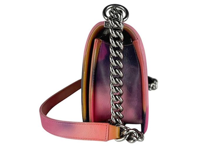 Borsa Chanel Boy a Spalla Multicolore - vista 3