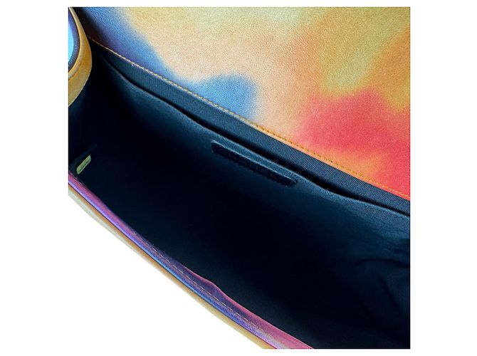 Borsa Chanel Boy a Spalla Multicolore - vista 5