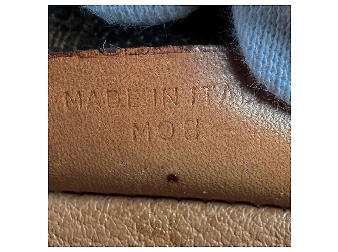 Edge Céline Borsa a tracolla Celine in tela rivestita marrone - vista 12