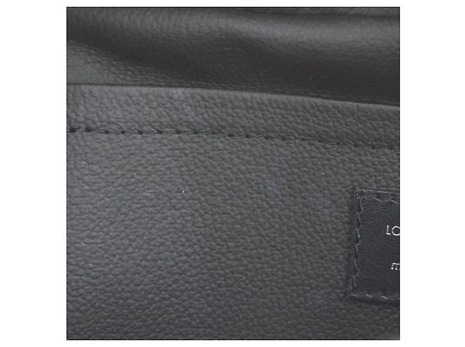 Clutch Louis Vuitton Monogram Eclipse Marrone Nero - vista 11