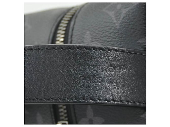 Clutch Louis Vuitton Monogram Eclipse Marrone Nero - vista 13
