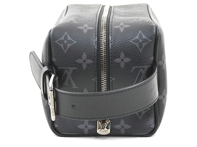Clutch Louis Vuitton Monogram Eclipse Marrone Nero - vista 2