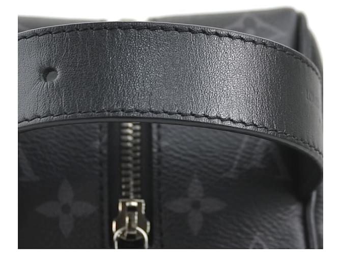 Clutch Louis Vuitton Monogram Eclipse Marrone Nero - vista 8
