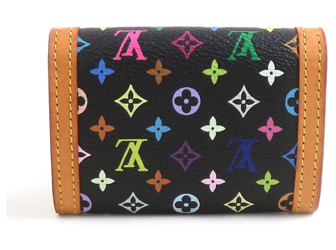 Louis Vuitton Monogram Multicolore Coin Purse Black - view 2