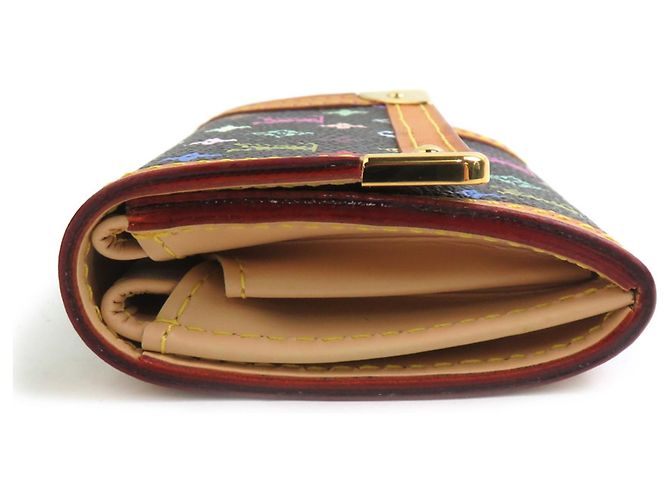 Louis Vuitton Monogram Multicolore Coin Purse Black - view 4