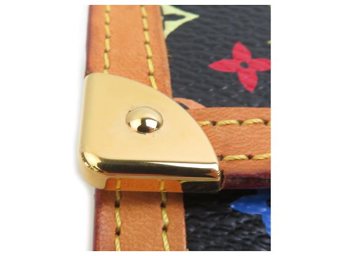 Louis Vuitton Monogram Multicolore Coin Purse Black - view 5