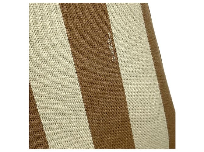 Fendi Pequin Pecan Roll Reversibler Tote Bag Braun Beige - Ansicht 8