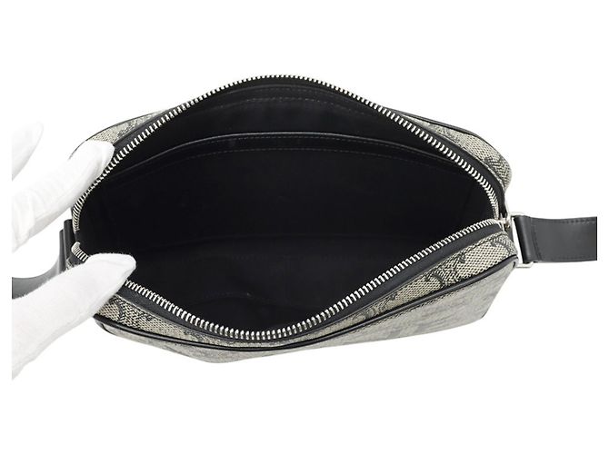 Céline Celine Triomphe Horizontal Medium Schultertasche Braun Schwarz - Ansicht 5