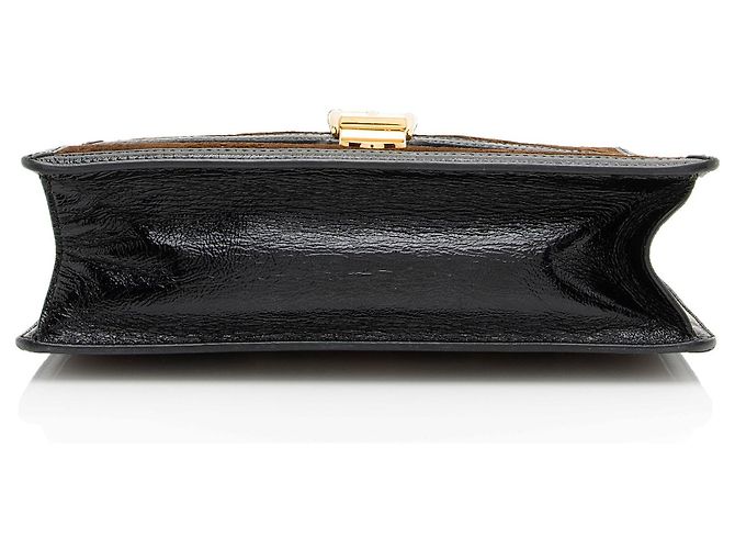 Piccola borsa a tracolla Gucci GG Velvet Sylvie Nero - vista 4
