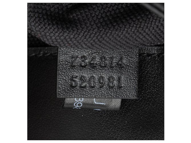 Borsa a patta piccola Gucci Matelasse Leather GG Marmont Monochrome Nero - vista 6