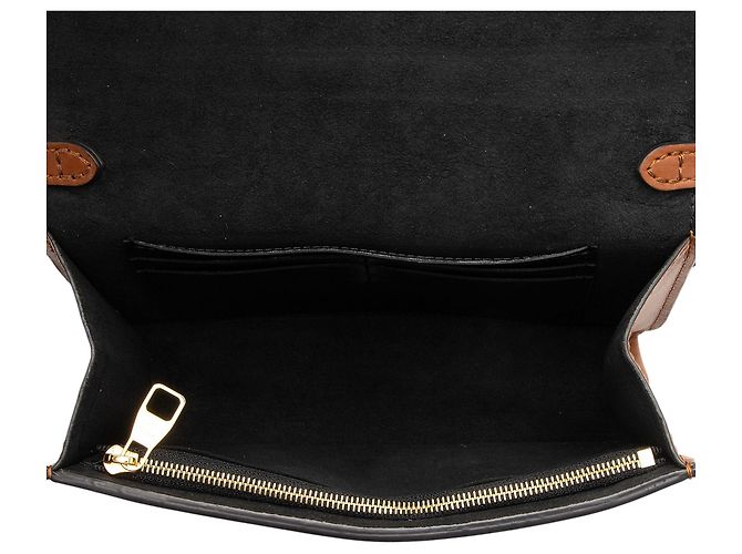 Borsa a tracolla Louis Vuitton Reverse Monogram Dauphine Marrone - vista 7